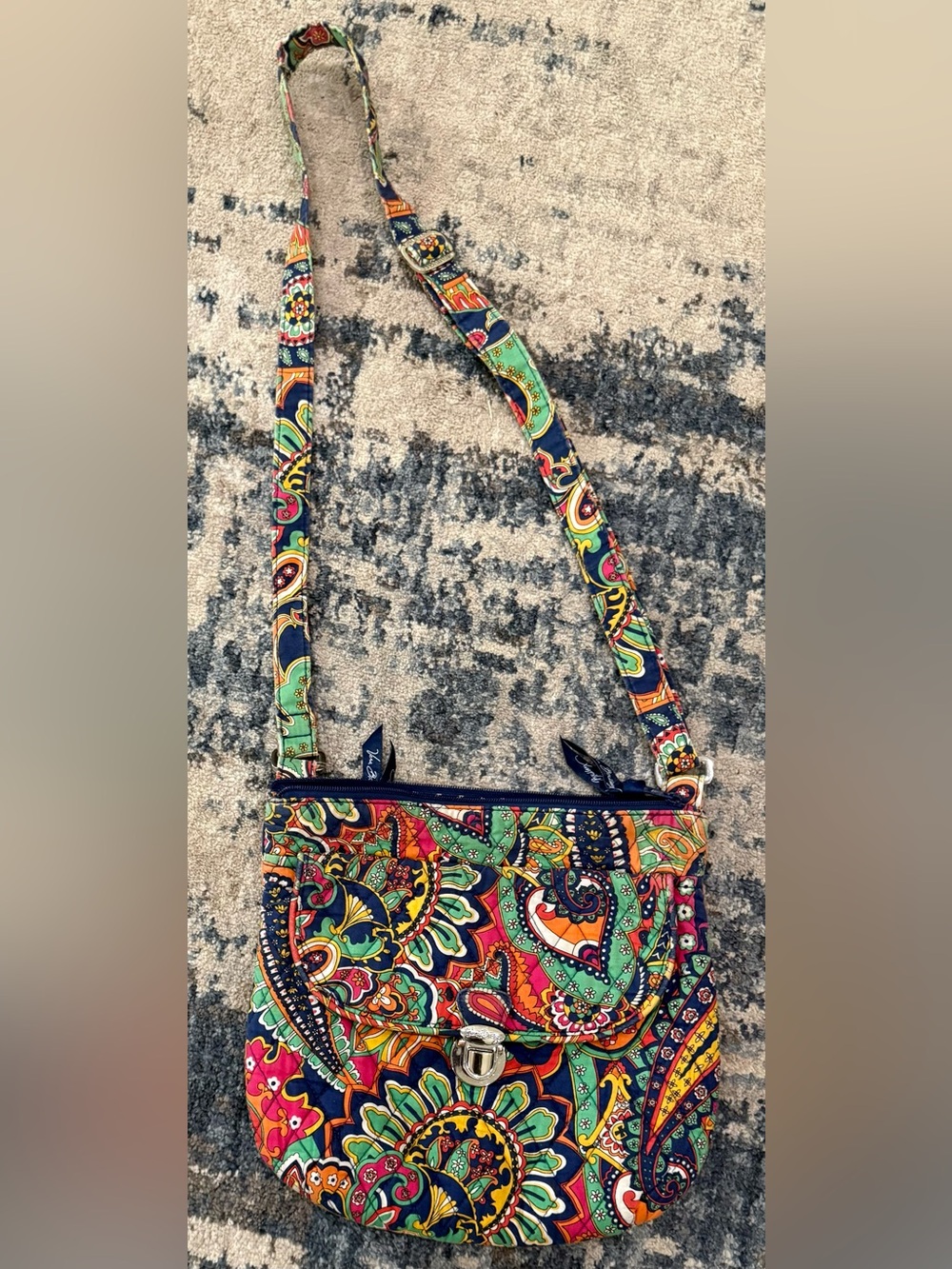 Vera Bradley Mailbag  "Venetian Paisley" pattern $25